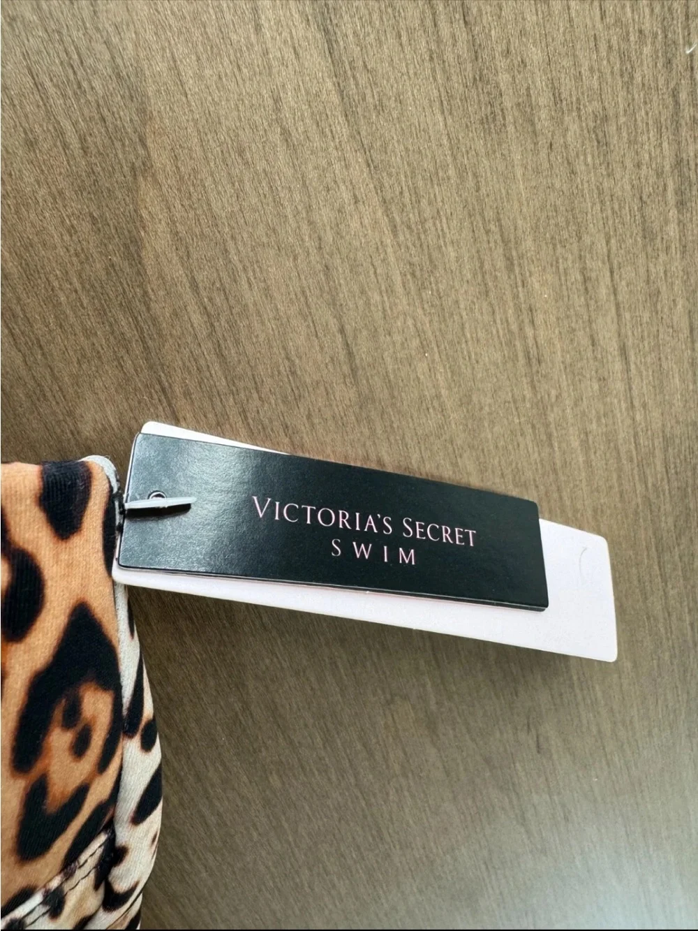 NWT Victoria’s Secret Forever Push-Up Ruched One Piece Swimsuit Leopard XS